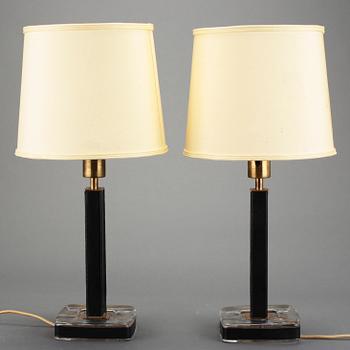 BORDSLAMPOR, ett par. Troligen Böhlmarks, 1960-tal.