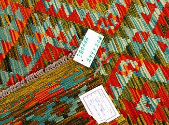 An Afghan Kelim carpet, c. 244 x 206 cm.