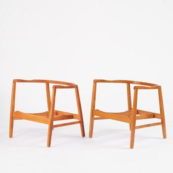 Scandinavian Modern, fåtöljer, ett par, 1950-tal.