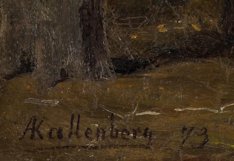 ANDERS KALLENBERG, olja på duk, sign och dat -73.