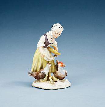 742. FIGURIN, porslin. Marieberg, 1700-tal.