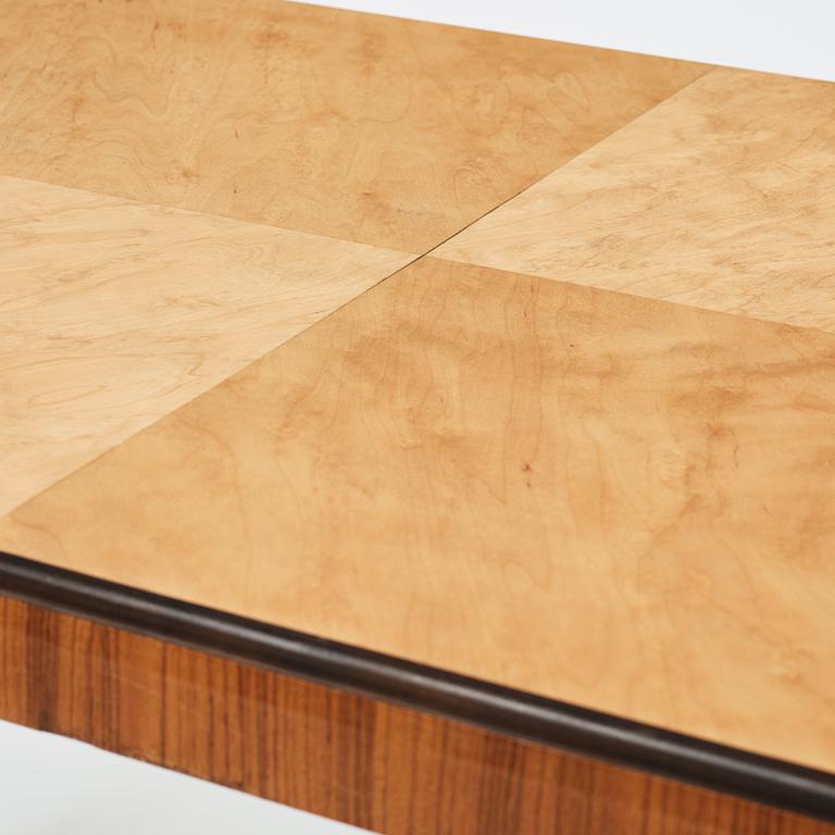Swedish Modern, a library table, possibly Firma Boet, provenance: Factory owner Neck's residence in Nossebro, 1930s.