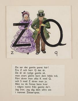 54. Elsa Beskow, "Z och Q" (Z and Q".