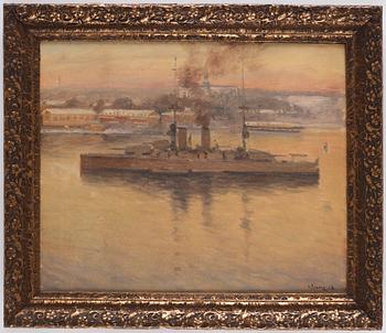 Louis Sparre, Armored cruiser at Skeppsholmen (Stockholm).