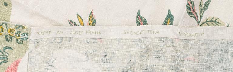 Josef Frank, curtains, 3 pcs, "Anakreon", Svenskt Tenn.