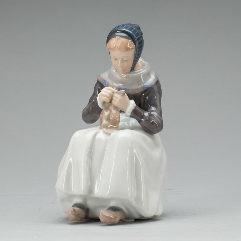 FIGURIN, porslin, Royal Copenhagen, 1900-talets andra hälft.
