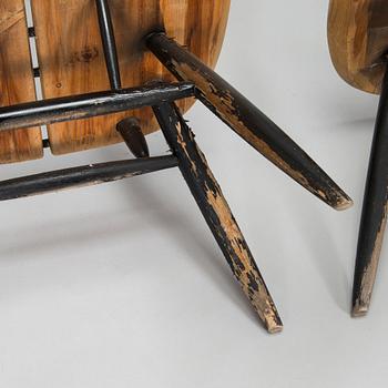Ilmari Tapiovaara, fåtöljer ett par, "Pirkka lounge chair", Laukaan Puu 1960-tal.