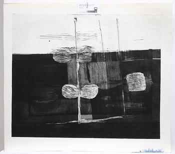 PG Thelander · PG THELANDER, etsning och akvatint, sign, PT, 1961.