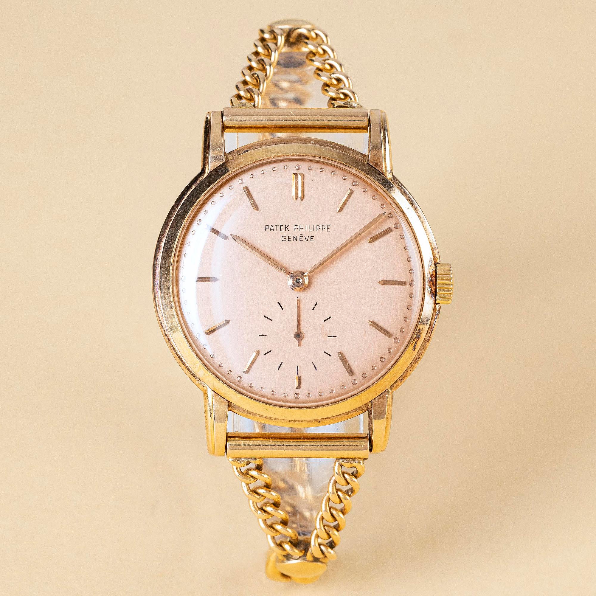 Patek Philippe, Calatrava, “Pink-on-Pink”, ca 1952.