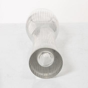 Tapio Wirkkala, a glass vase, model "3545", Iittala, Finland 1950s.