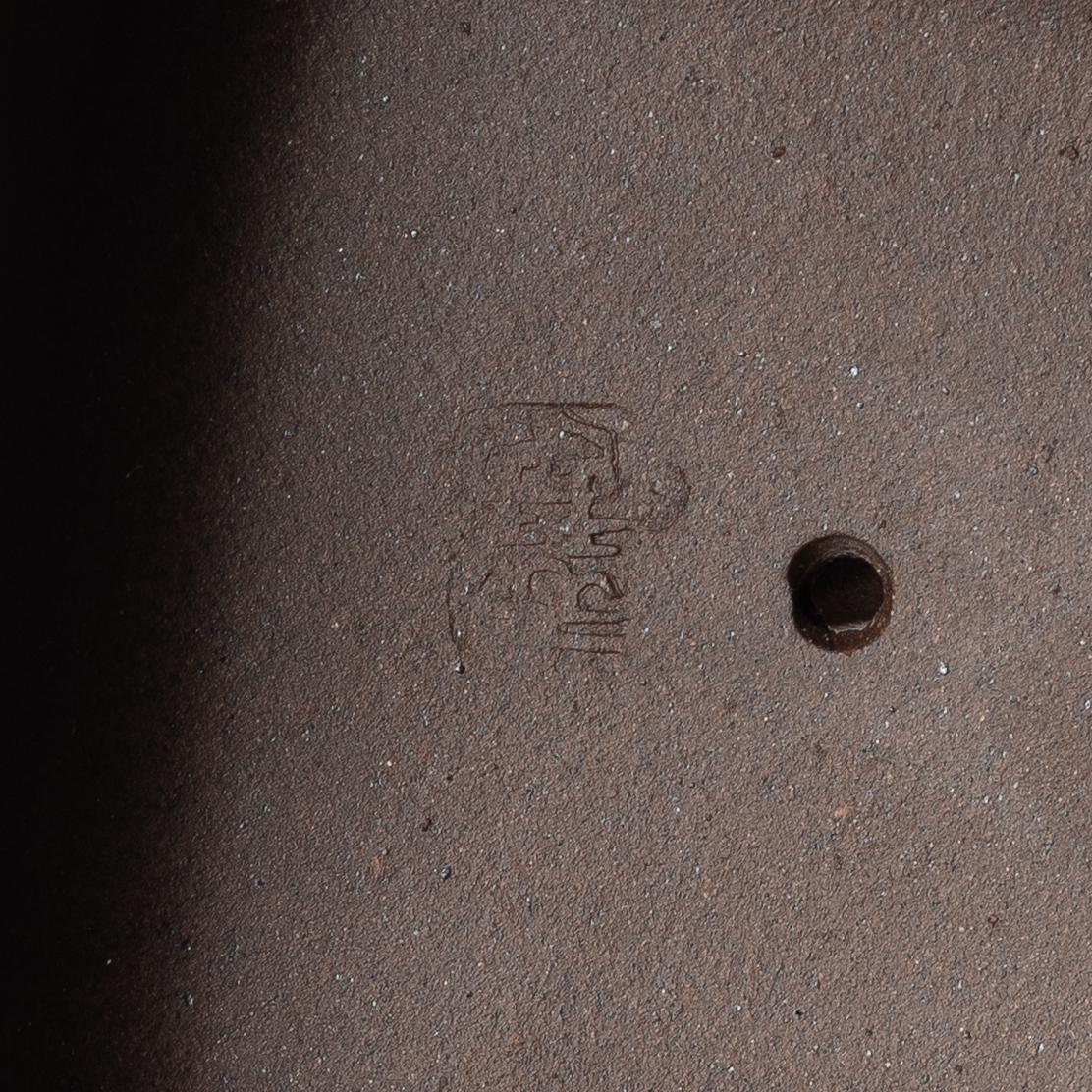 A group of Chinese yixing teapots, 1980s.