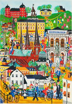 Gunilla Mann, "Uppsala Lärdomens Stad".