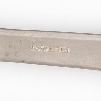 A 35-piece set of 'Jousi' (Bow) silver cutlery, Kultakeskus, Hämeeninna 1953-1979.