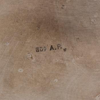 Teservis, 3 delar, silver, importstämplade i Prag 1901-1921.