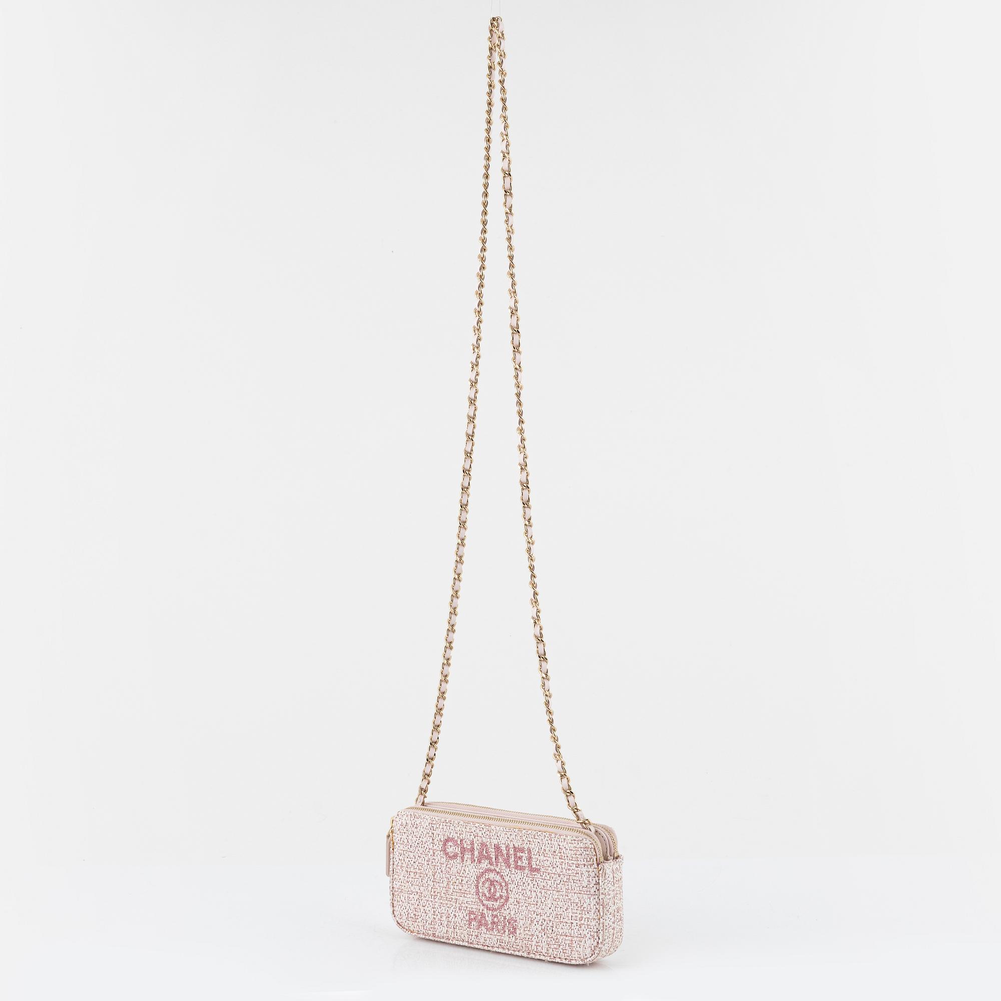 Chanel, väska, "Deauville Double Zip Clutch".