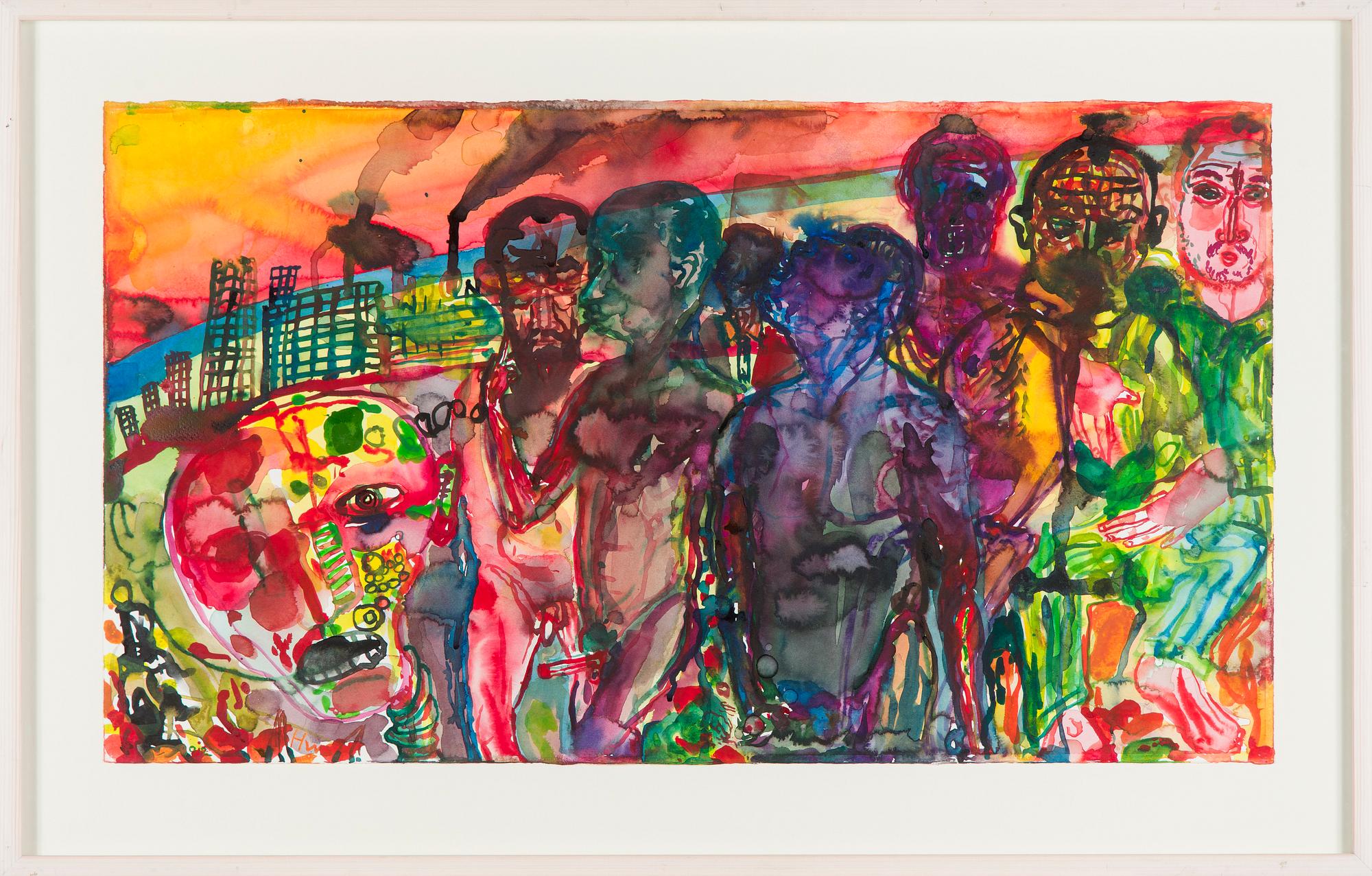 Henry Wuorila-Stenberg, "Kaupungin laidalla" (At the Edge of the City).