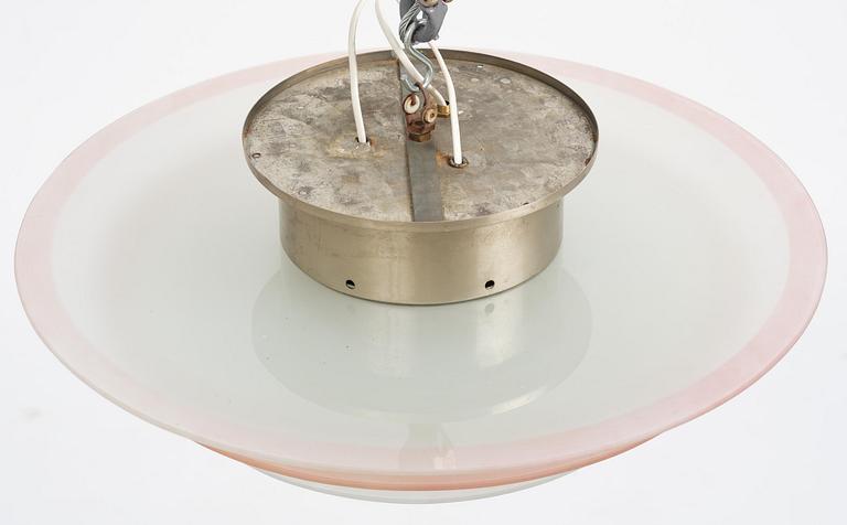 Harald Notini, a pair of ceiling lamps model "10401", Arvid Böhlmarks Lampfabrik, Stockholm, 1930s.