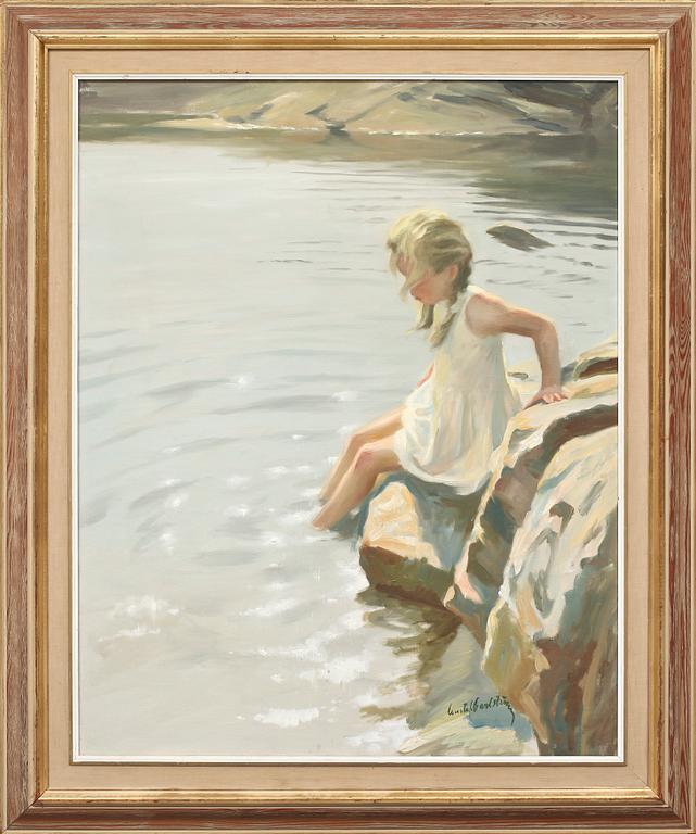 GUSTAF CARLSTRÖM, olja på duk, sign.