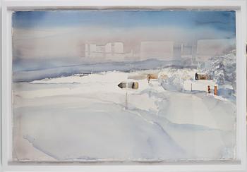 Lars Lerin, "Kiruna".