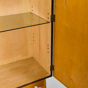 Serving cabinet, "cocktail cabinet" probably manufactured by Oy Boman AB in the 1940s.