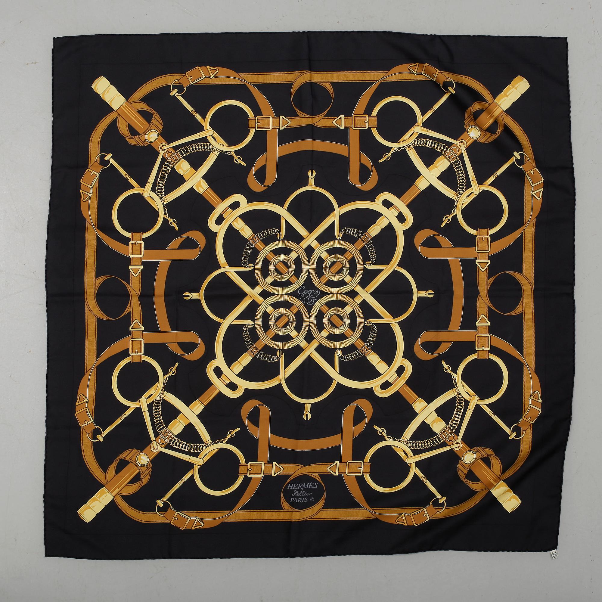 SCARF, "Sellier" Hermès.