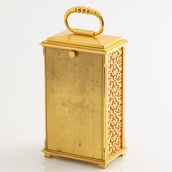 Jaeger-LeCoultre, table clock, 6 x 9 x 16 cm.