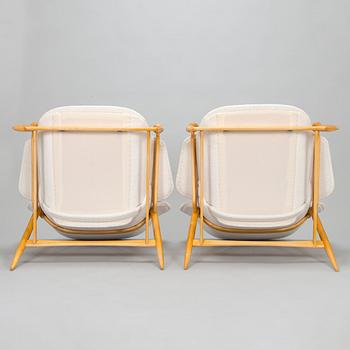 Carin Bryggman, a pair of 1950 'SAB' armchairs for Kovera Ltd. Finland.