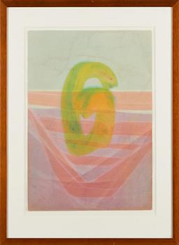 water colour, signed and dated -29.