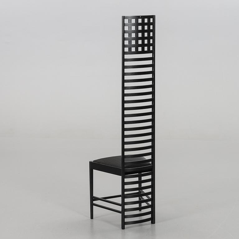 CHARLES RENNIE MACKINTOSH, chair "Hill House" Cassina later part of the 20th century.