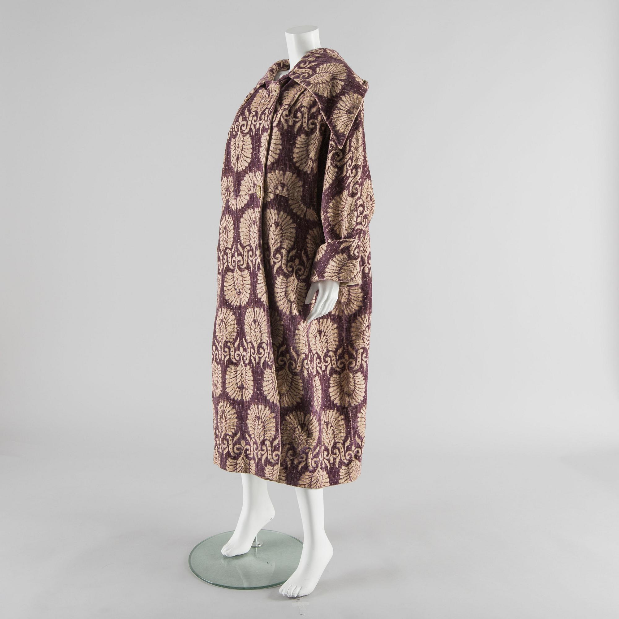 A 1910s-20s coat by Augusta Lundin, Stockholm.