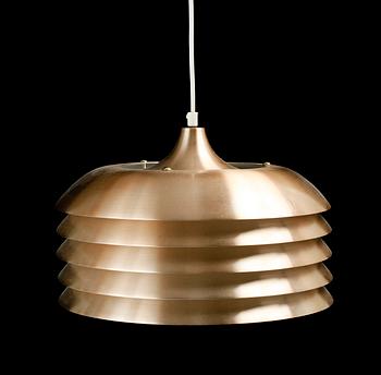 TAKLAMPA, mässing, Hans-Agne Jakobsson AB, Markaryd,  1900-talets andra hälft.