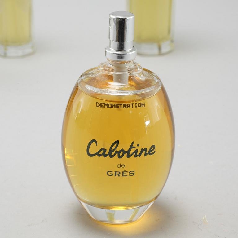 CABOCHARD, factices, seven perfumebottles.