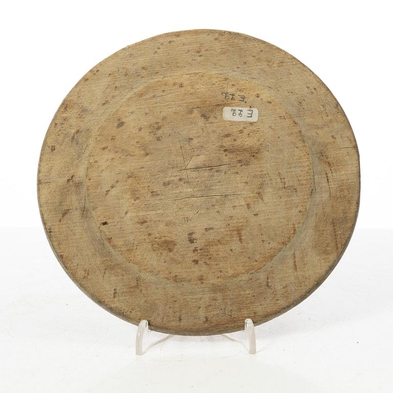 Wooden discs, 7 pcs. Folk art, 19th century.