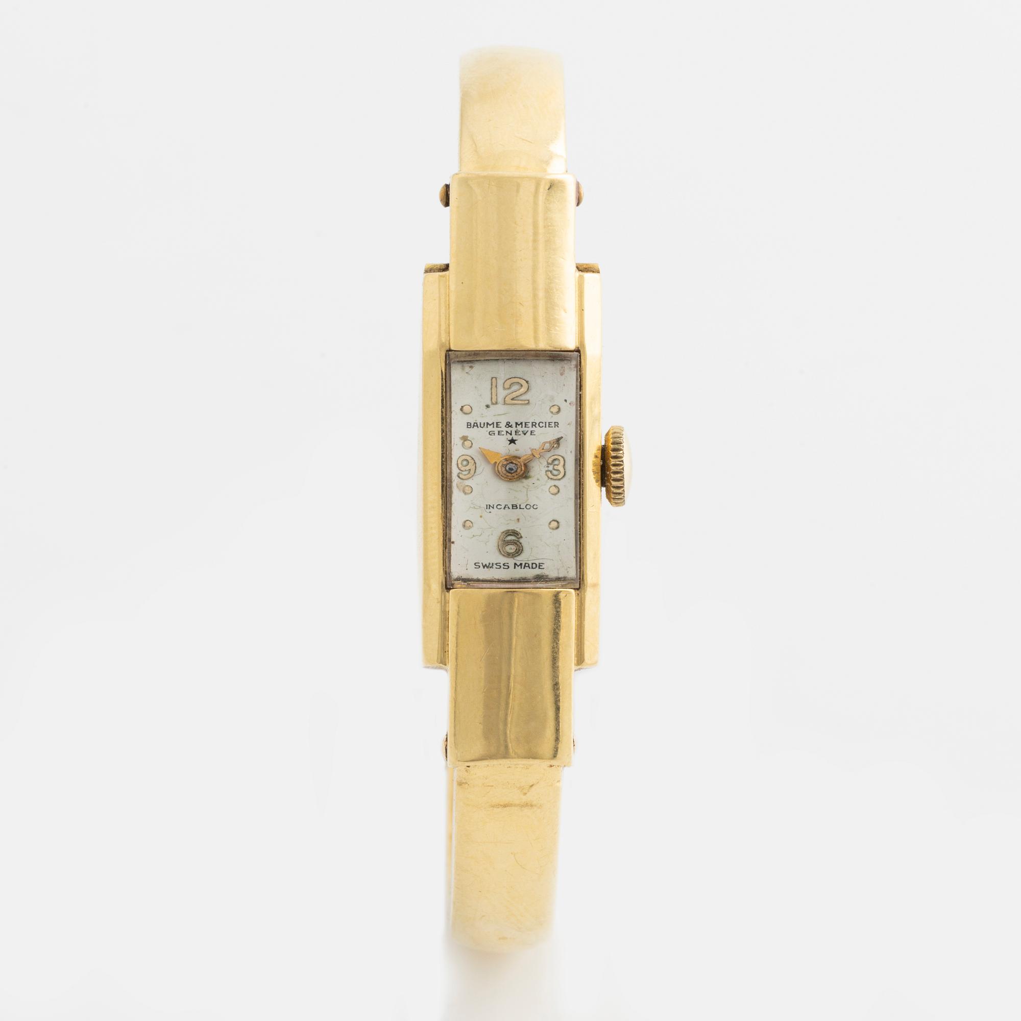 Baume & Mercier, 18K kultaa, rannekello, 11 mm.