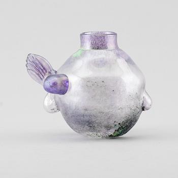VAS, glas, Unik, Bertil Vallien, Kosta Boda, signerad.