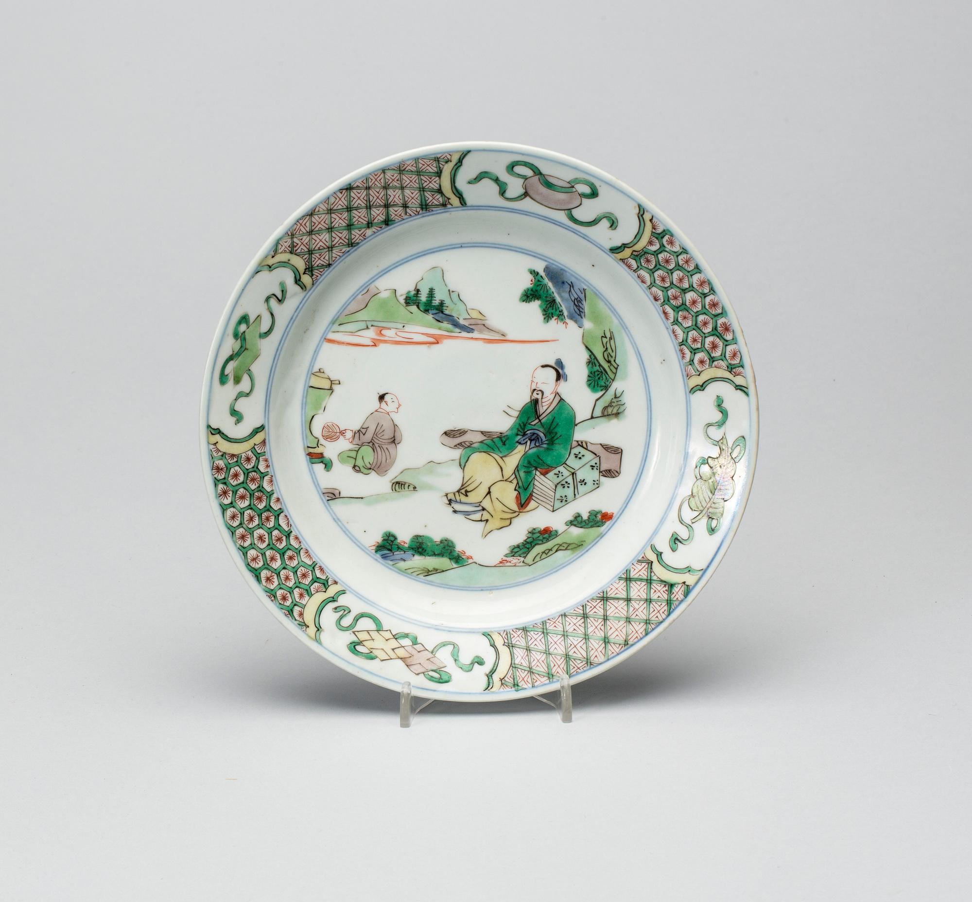 TALLRIK, porslin, Kina, Qianlong (1736-95).