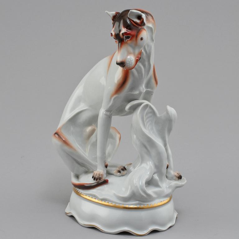 FIGURIN, porslin, Meissen, 1900-tal.