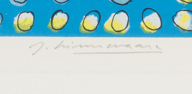 Juhani Linnovaara, serigrafi, signerad och numrerad 78/90.