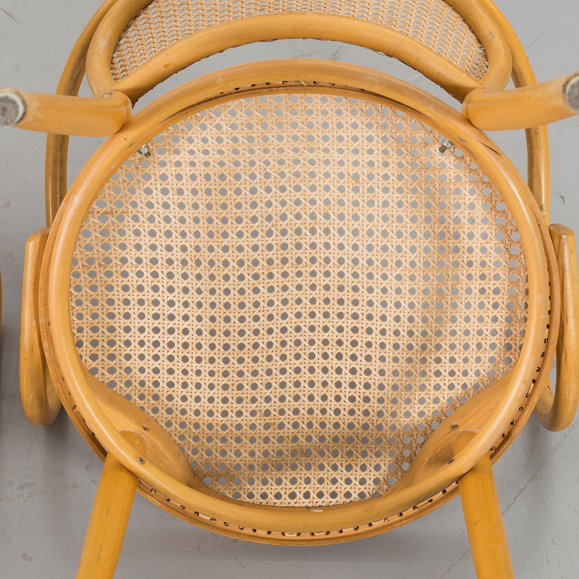 KARMSTOLAR, ett par, 1900-talets andra hälft.