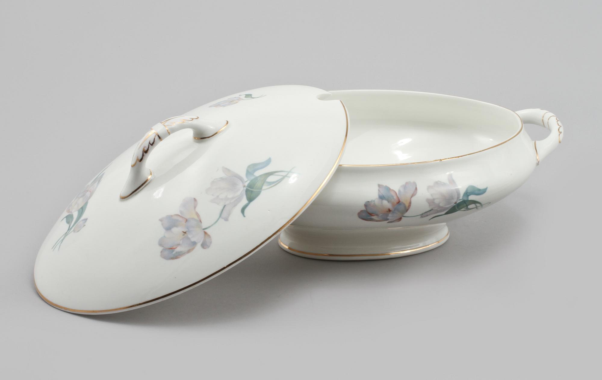SERVIS, 54 delar, porslin, Gustavsberg, 1900-talets början.