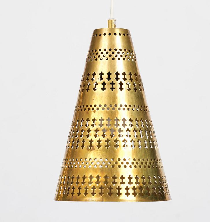 Hans Bergström, taklampa, modell 70, ateljé Lyktan, Åhus, 1950-tal.