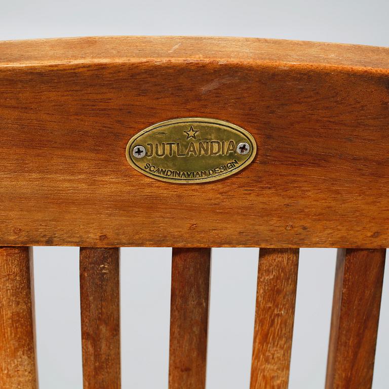 TRÄDGÅRDSSTOLAR, 6 st, Scandinavian Design Jutlandia, 1900-talets senare del.