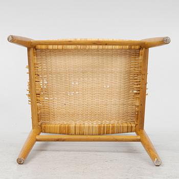 Hans J. Wegner, chairs, 7 pcs, "W2", CM Madsen, Denmark, designed in 1953.
