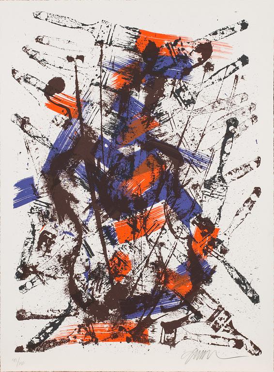 FERNANDEZ ARMAN, silkscreen, signed and numbered 99/150.