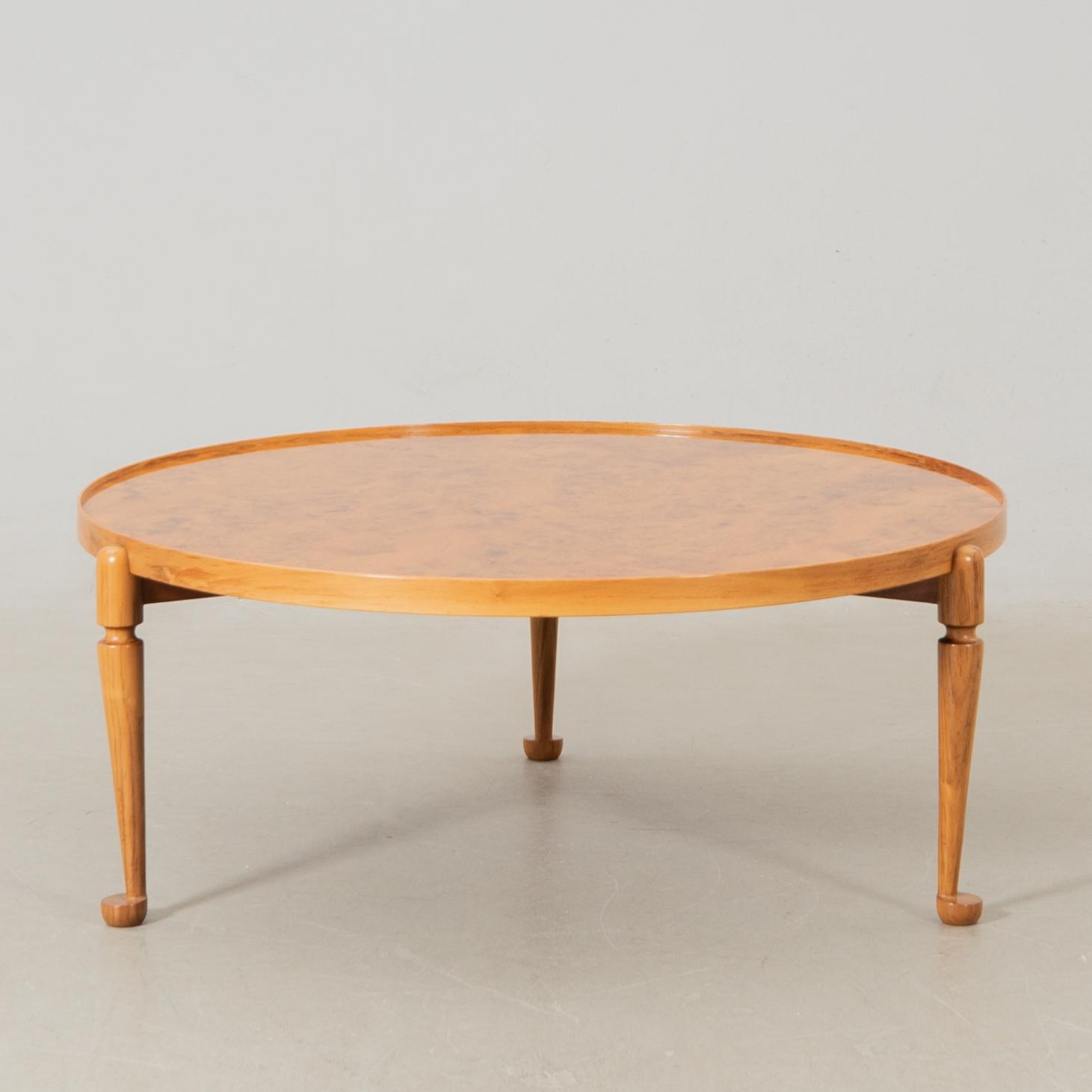 Josef Frank, coffee table, model B 2139, Svenskt Tenn, before 1985.
