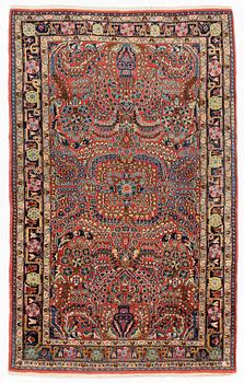 Matta, Sarouk, ca 210 x 130 cm.