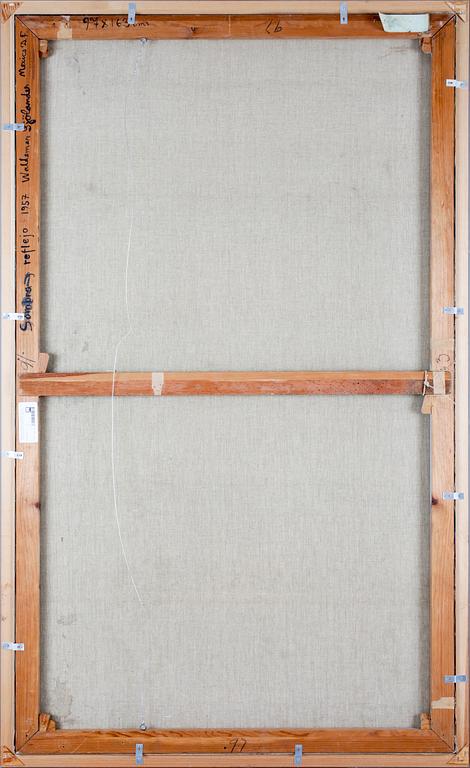 WALDEMAR SJÖLANDER, olja på duk, sign o dat Mexiko 1957.