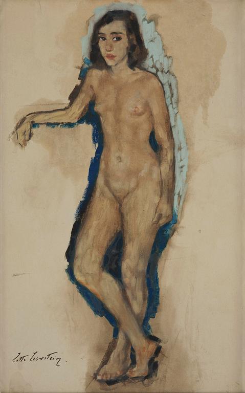 Lotte Laserstein, Stehender Mädchenakt.