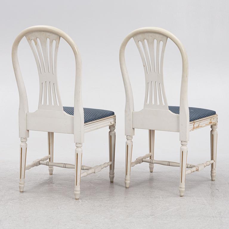 Matgrupp, 11 delar, gustaviansk stil, 1900-talets mitt/andra häflt.