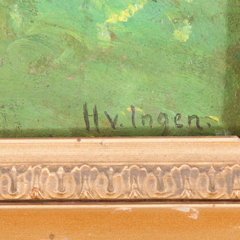 HENDRIKUS ALEXANDER VAN INGEN, oil on panel, bears signature H v. Ingen.